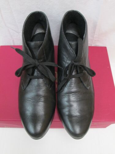 MUNROE SLOANE BLACK KID M601781 WOMENS LEATHER BOOT 12N - Picture 2 of 12