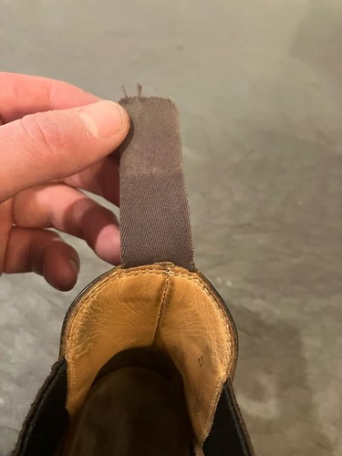 Crockett & Jones Brown Rough Out Suede Chelsea 5 Boots UK 7.5 E US 8.5 - Picture 11 of 11