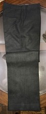 Ralph Lauren Purple Label Pants 100 Wool CHARCOAL Sz 32 Flat Front Made n Italy