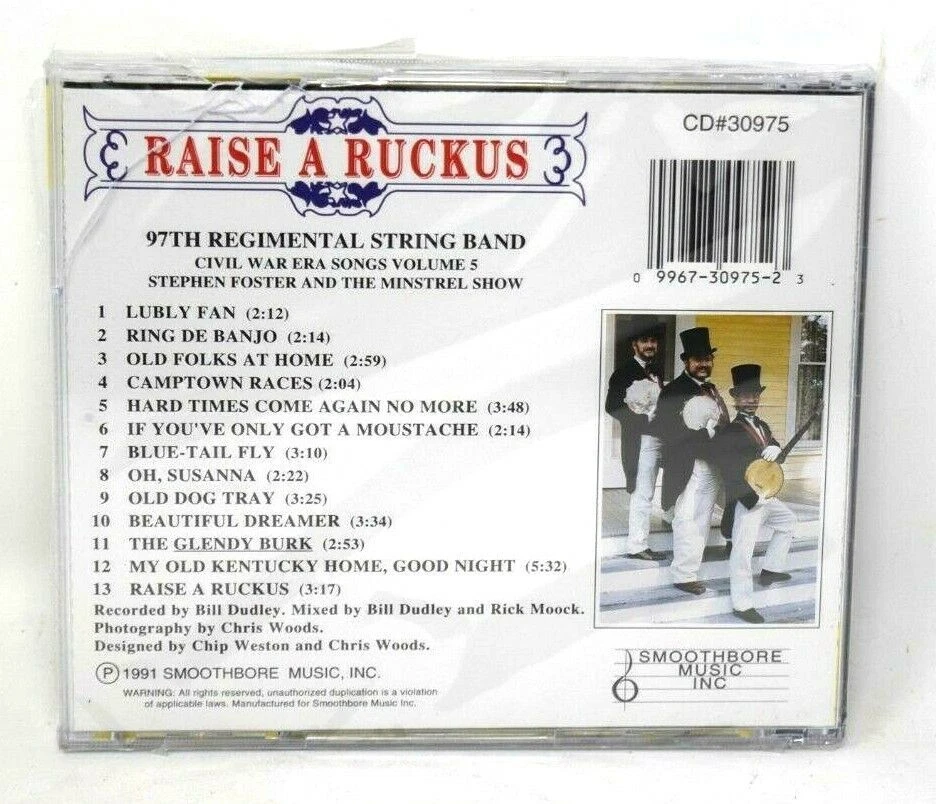 Raise A Rucus CD The 97th Regimental String Band Civil War Era Songs Foto 2 de 2
