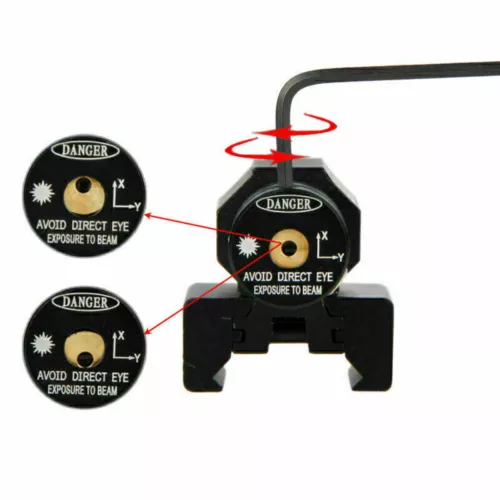 Archery Red Dot Laser Sight Scope for Compound Recurve Bow Crossbow Slingshot - Picture 5 of 10