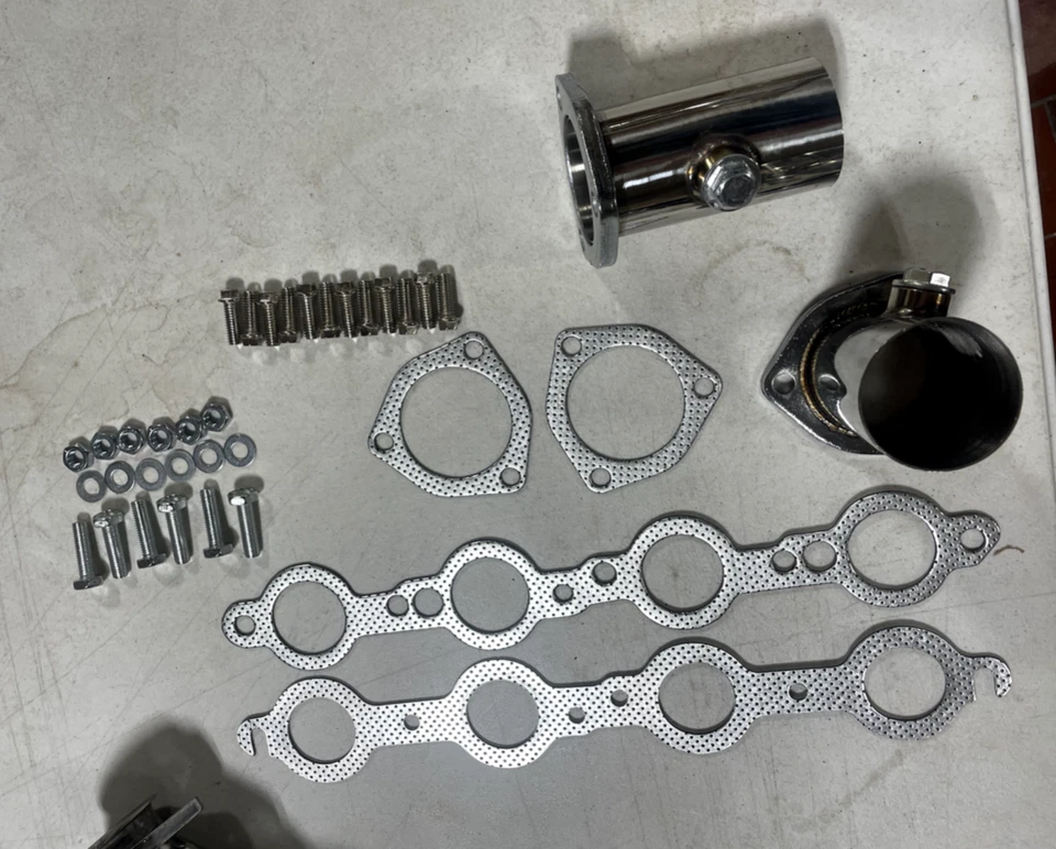 Cabezales de conversión para camión LS Swap S10 LS1 LS2 LS3 LS6 Bel Air Camaro DEVOLUCIÓN Foto 4 de 4