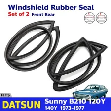 Windshield Rubber Seal Weatherstrip Front Rear Fits Datsun Sunny B210 120Y 73-77