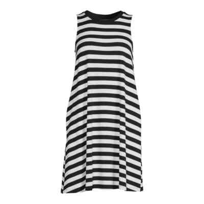 Time and Tru Women's Sleeveless Knit Dress, Size: Small, Black