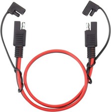 1M 14AWG SAE to SAE Extension Cable 2 Pin Quick Disconnect Wire Harness Cord