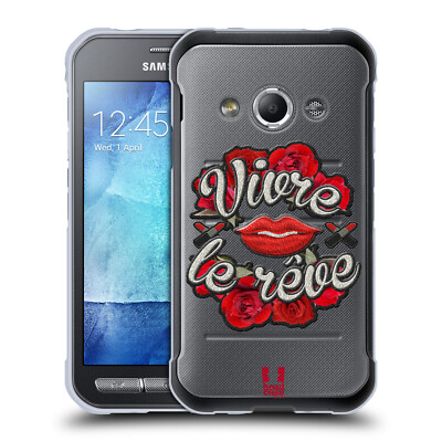 HEAD CASE DESIGNS EMBROIDERY PRINTS SOFT GEL CASE FOR SAMSUNG PHONES 4