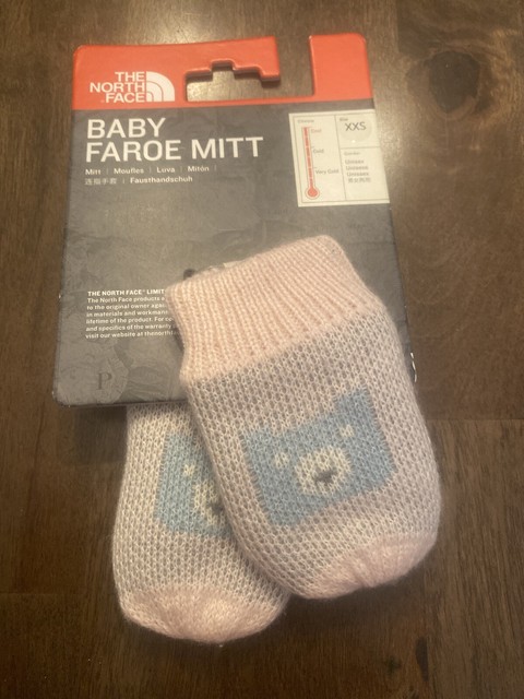north face baby gloves
