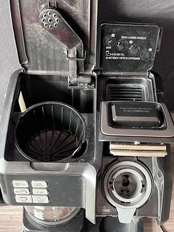 Hamilton Beach FlexBrew Trio 2-Way Single Serve Coffee Maker & Full 12c Pot - Image 4 of 4
