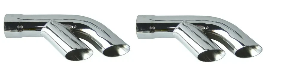 Divisores de escape de acero inoxidable Pypes de 2,5" para Pontiac Firebird EVT10 76-81 (PAR)  Foto 2 de 3
