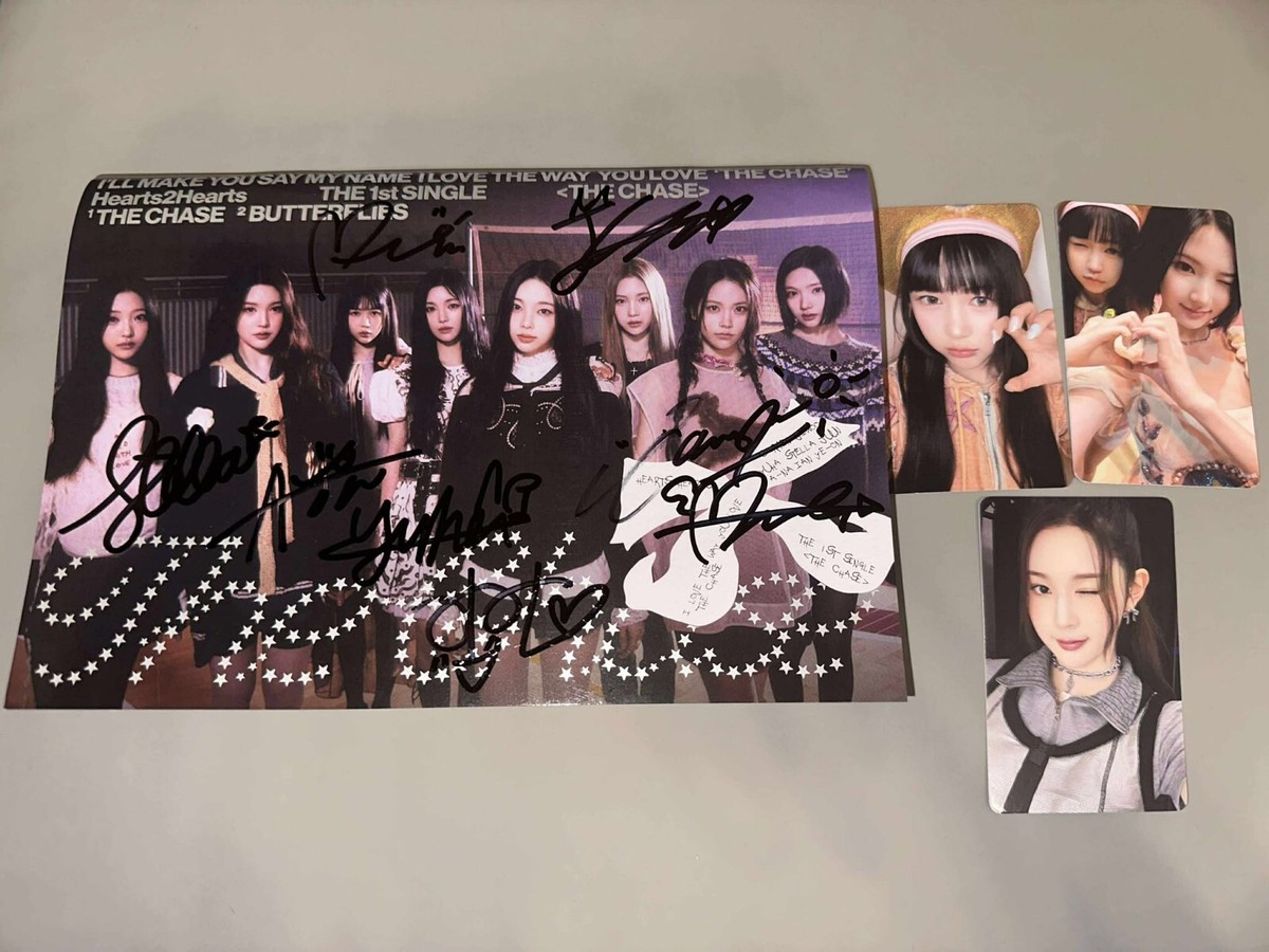 With pob) HEARTS2HEARTS OFFICIAL AUTOGRAPH SIGNED THE CHASE ALBUM