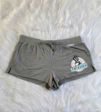 Friends Pajama Shorts Womens Size Medium (8-10) Grey Stretch Pajamas Pjs