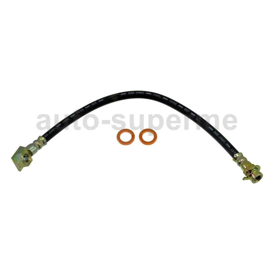 Kit dianteiro traseiro linha de mangueira de freio 4x para Saturn SL2 1.9L 1991-2002 - Imagem 4 de 4