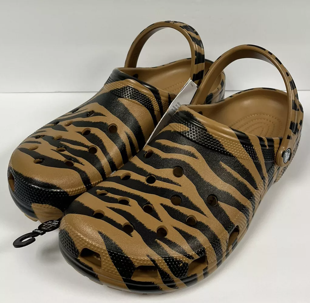 Tiger crocs sales
