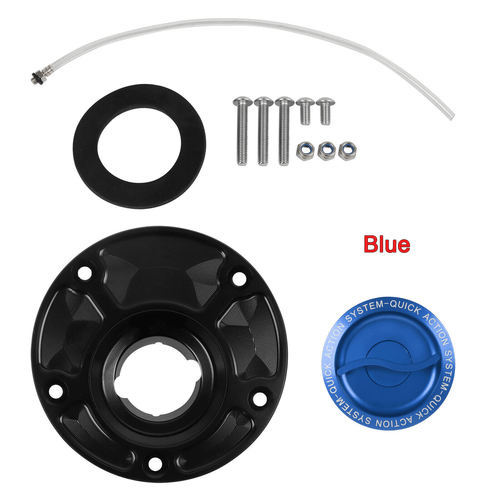 Keyless Fuel Tank Gas Cap Cover For Ducati 848 EVO 11-13 851 88-91 888 907 I.E. - Picture 6 of 12