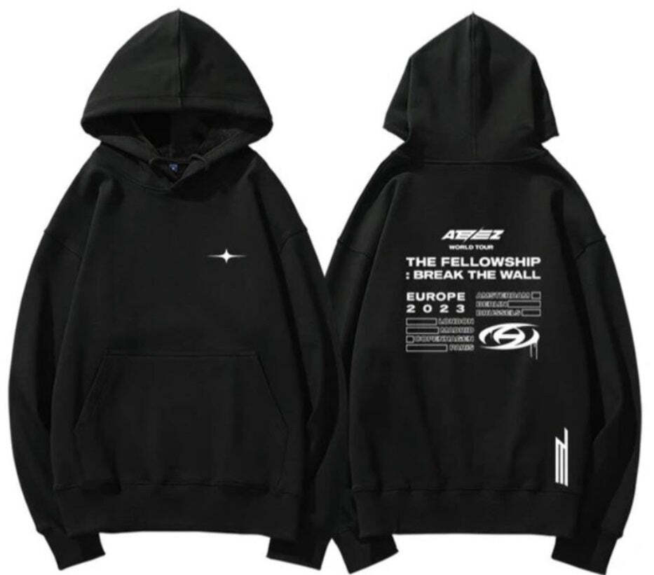 ATEEZ フーディ THE FELLOWSHIP Ateez World Tour the Fellowship Unisex Hoodie | Like A