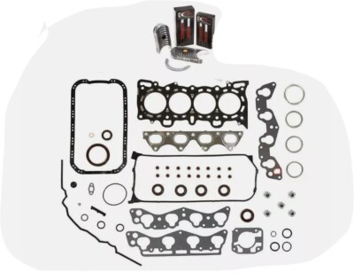 96-00 Honda Civic 1.6L D16Y D16Y5 D16Y7 D16Y8 MLS FULL GASKET & KING BEARING