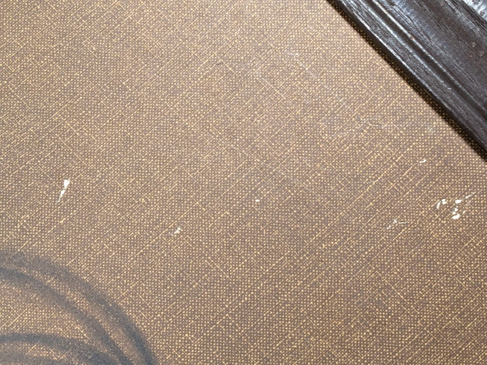 Vladimir Tretchikoff Original Lithograph Basuto Girl Canvas Wood Frame RARE - Image 4 of 4