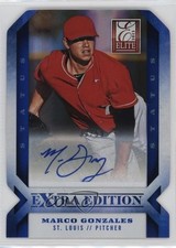 2013 Panini Elite Extra Edition 33/50 Marco Gonzales #6 Auto 15t4