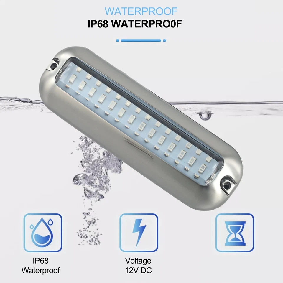 Marine Environments LED Marine Boat Light Boat Transom Lamp For Cabin Decks - Image 2 of 4