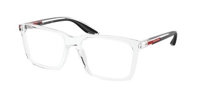PRADA LINEA ROSSA PS 03SV 2AZ1O1 Crystal Demo Lens 55 mm Men's Eyeglasses