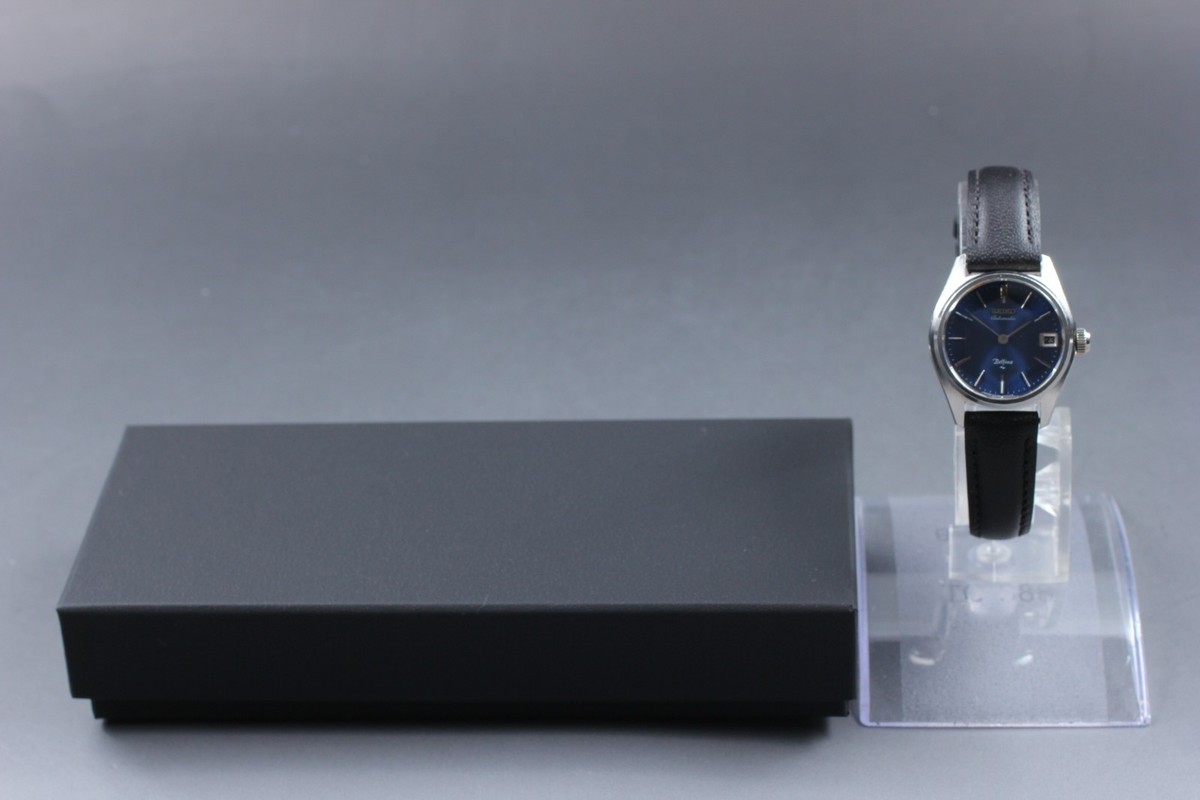 Vtg 1973 Seiko Belfina 2435-0010 Blue Dial Hi-Beat Automatic
