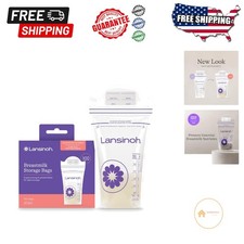 100 Count Double Zipper Breast Milk Storage Bags, BPA Free  Pre-Sterilized