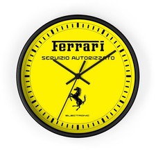 Ferrari Service Clock Yellow By Tifosi Design Ferrari Service Clock Yellow By Tifosi Design
