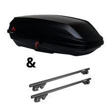 Für Audi A6 Avant 4B/C5 - Dachträger Menabo Sherman & Dachbox BiCube 300+ Neu