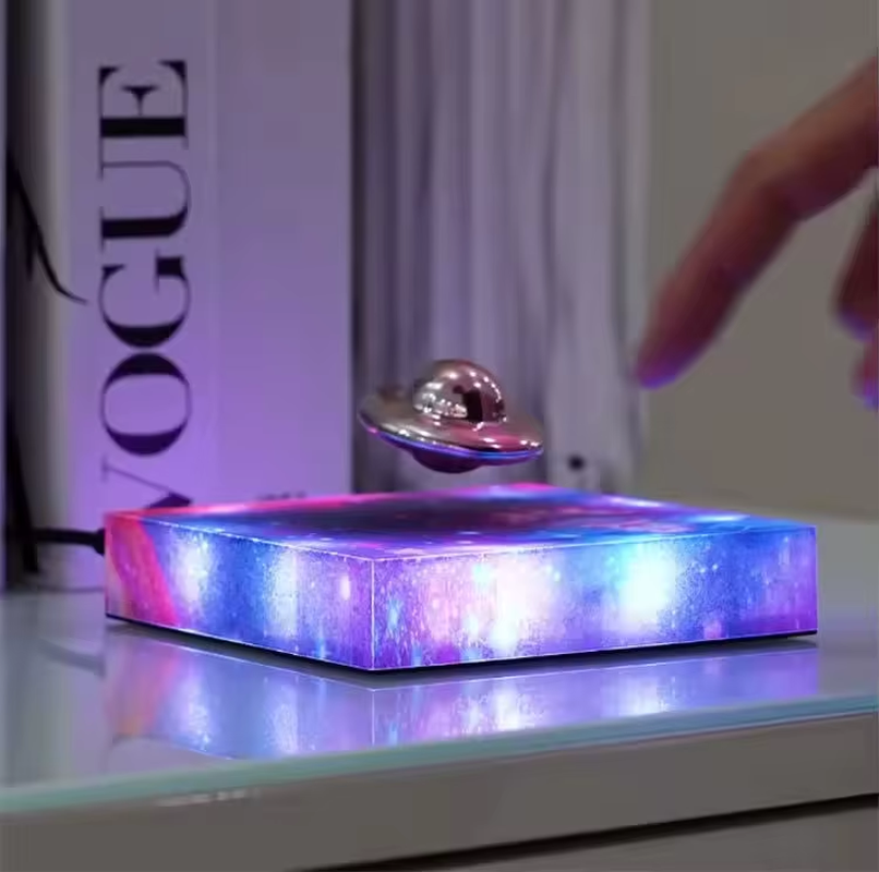 Levitating Magnetic Floating UFO Table Lamp Home Decoration Unique Toy Gift for