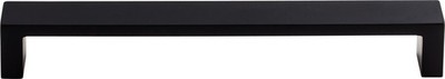 Top Knobs TK252BLK Modern Metro Pull 7'' (c-c) Flat Black