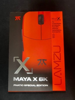 マウス・トラックボール Lamzu MAYA X 8K FNATIC SPECIAL EDITION