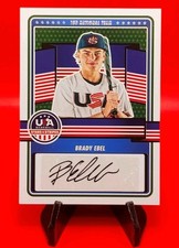 Brady Ebel 2023 Panini Stars & Stripes USA 15U Baseball #15U-BE Auto (Black Ink)
