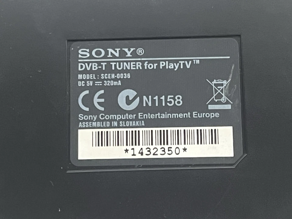 PlayStation 3 PS3 - DVB-T Tuner For Play TV - SCEH-0036 + USB - TESTED & WORKING - Image 3 of 3