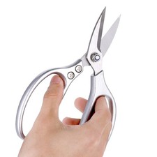Heavy Duty Leather Scissors All metal Large Comfortable Shears Professional