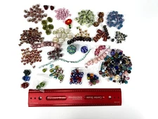 200+  Hand blown Lamp work Art Glass beads Jewelry Making Beading