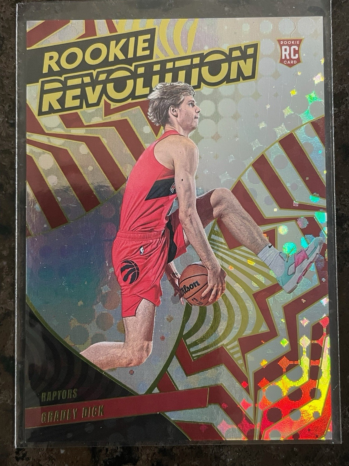 2023-24 Gradey Dick Panini Revolution Rookie Revolution Insert Raptors