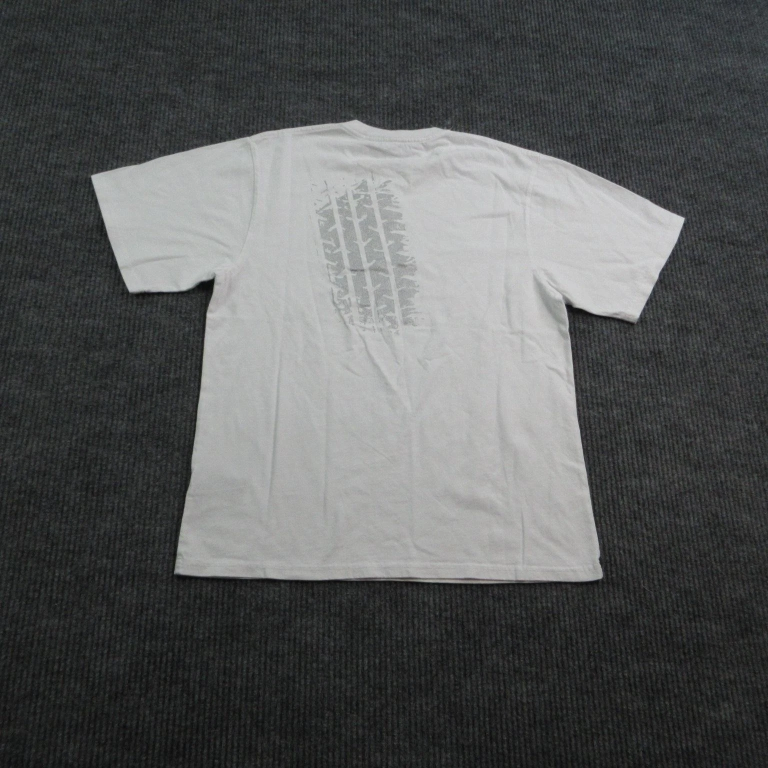Exploration Motorcycle Shirt Mens Small White CEEC Drive On Graphic Tee NWT - product detail image 9