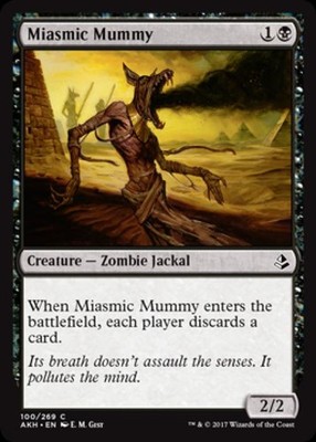 Miasmic Mummy - Light Play MTG Amonkhet