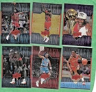 Michael Jordan 6 Card Lot Chicago Bulls 1999 Upper Deck athlete of the century