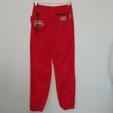 Vintage 1990s Marlboro Red Windbreaker Pants with Drawstring Bag Size XL