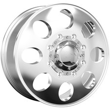 Ion 167 Dually Front 17x6.5 8x6.5 Polished Wheel Rim 17 Inch