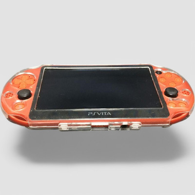 PS Vita 2000 Neon Orange Handheld Console - Tested, No Box or