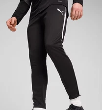Puma Mens Individual LIGA Speed Training Pants Slim Fit Joggers Black Sz 2XL NWT
