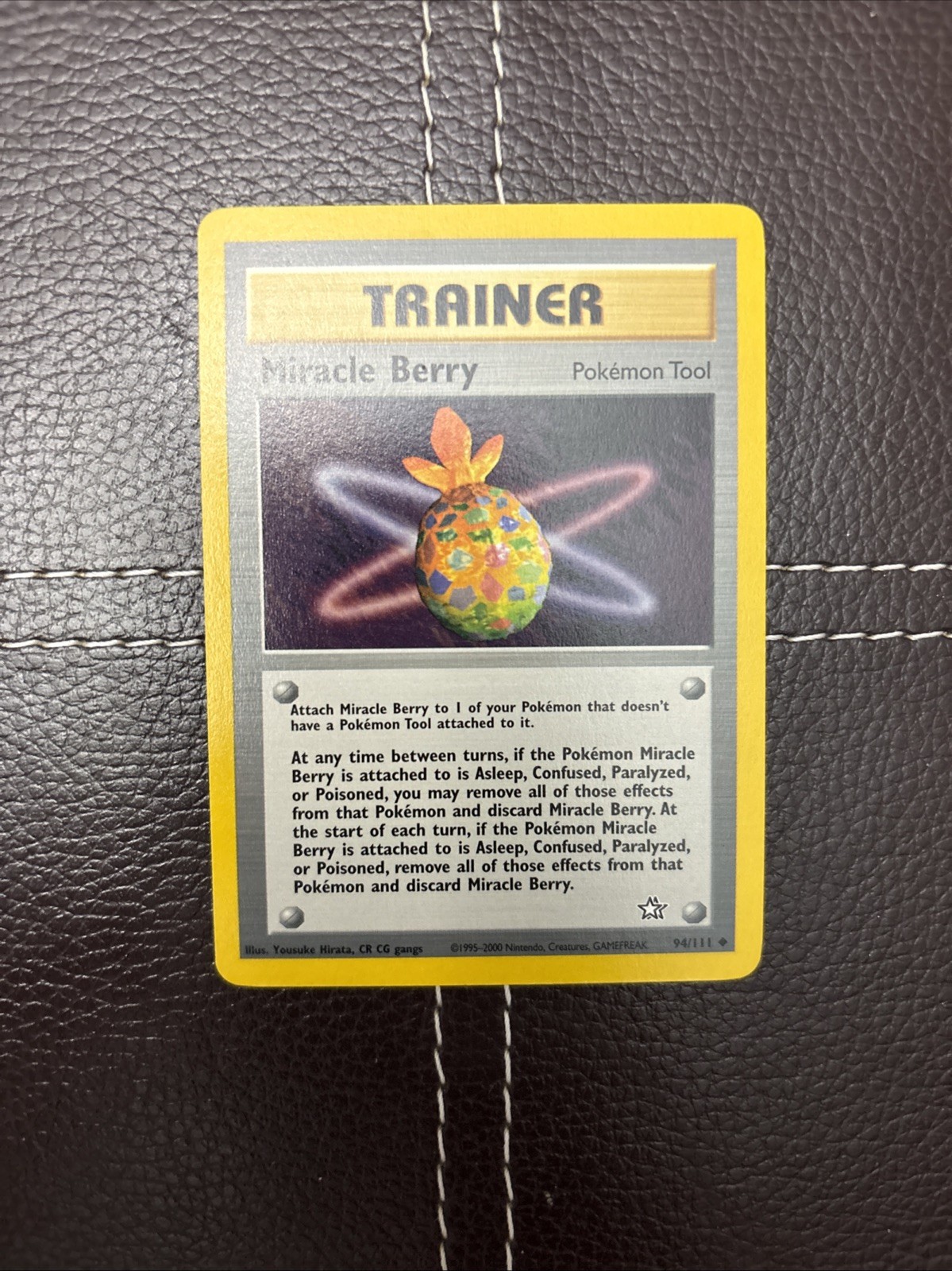 Pokemon TCG - Miracle Berry - 94/111 - Neo Genesis - NM Uncommon (2000)