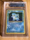 Pokémon TCG Blastoise BGS 5 Unlimited Base Set Holo Rare 1999 WOTC 2/102