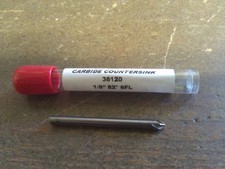 1/8" 82 DEGREE 6 FLUTE CARBIDE COUNTERSINK