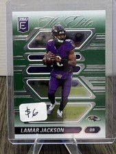 2024 Donruss Elite #10 Lamar Jackson The Elite Green