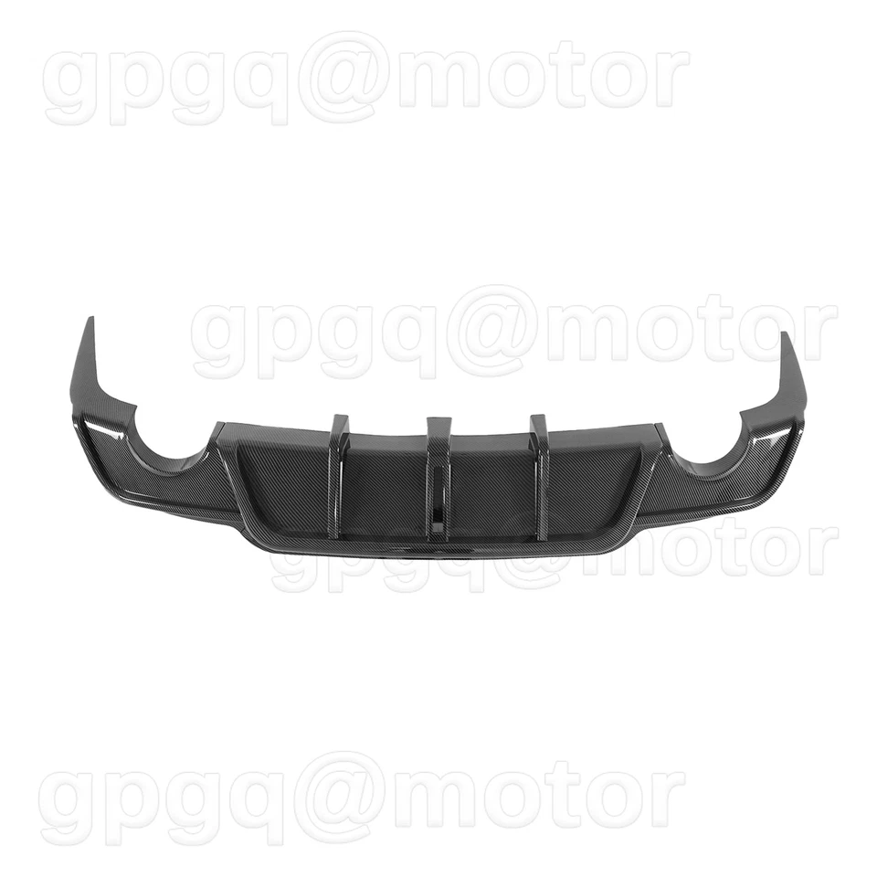 Difusor de parachoques trasero de fibra de carbono estilo JDM con LED para Lexus IS250 IS350 2014-16 Foto 4 de 4