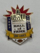 Pro Football Hall of Fame Vintage Lapel Pin - Jim Finks - Vikings - 1995