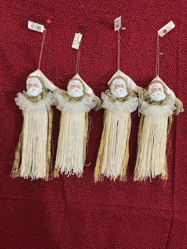 Santa Christmas Tassel Ornaments 